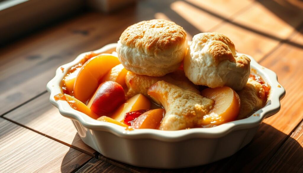 peach cobbler recipe using cake mix